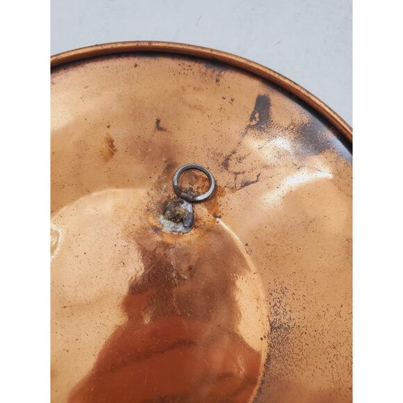 Vintage 1970’s Copper Enamel Wall Plate - Copper Plate To Hang On The Wall | - Picture 7 of 9